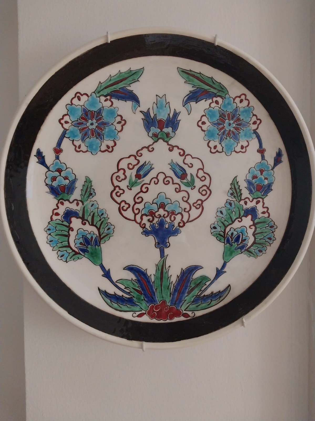 Çini Dekoratif Tabak - Görsel 1