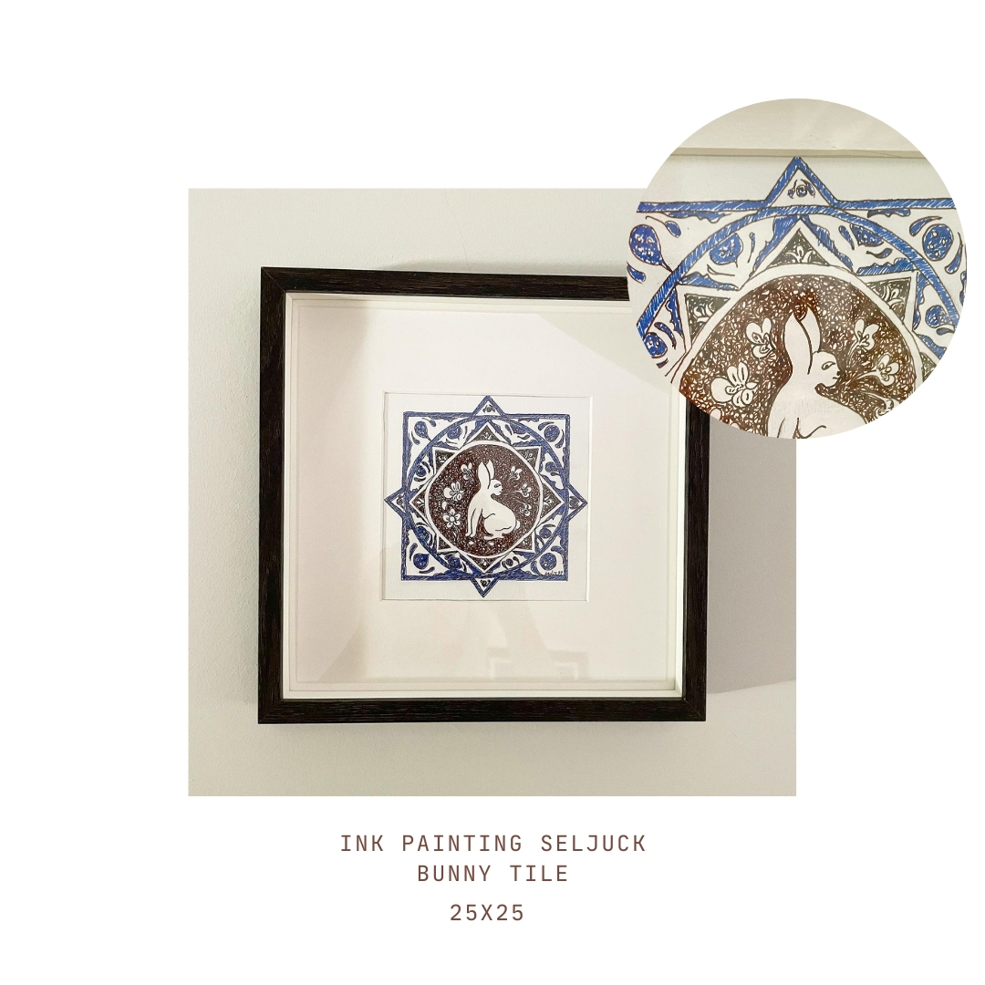 Selçuk Tavşanı (Seljuk Bunny Tile) - Görsel 1