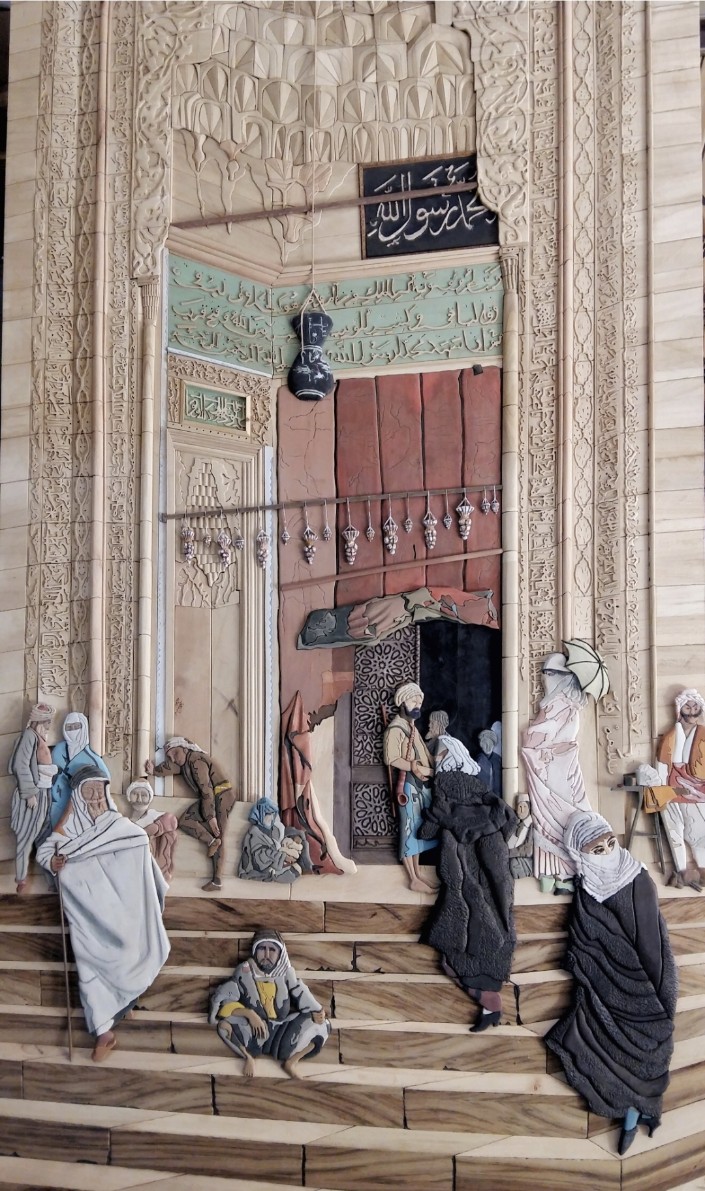 3d ahşap el yapımı / Cami Önü  - Görsel 2