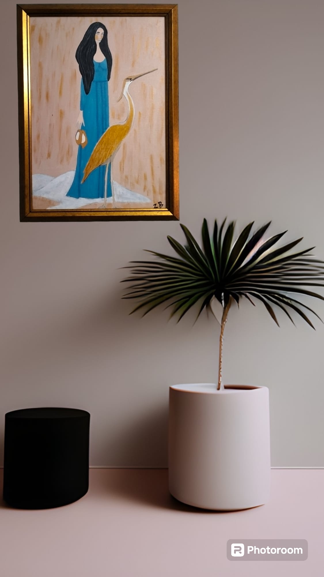 Kadın ve Balıkçıl. - Görsel 2