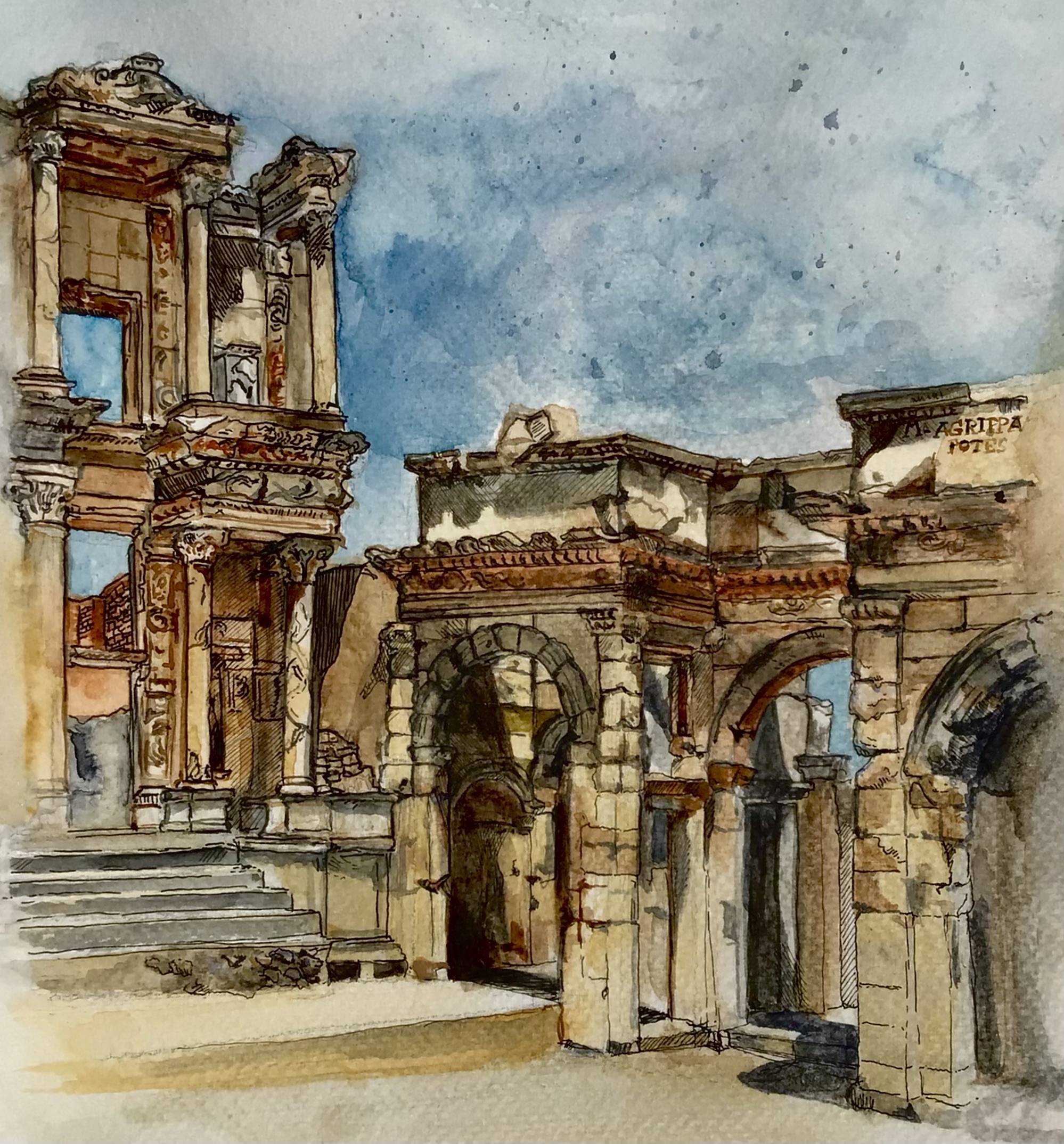 Celsus Kütüphanesi  - Görsel 1